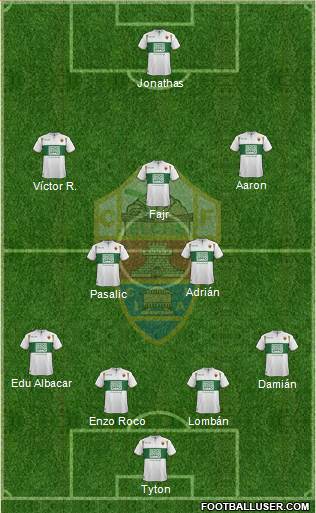 Elche C.F., S.A.D. Formation 2015