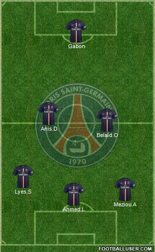 Paris Saint-Germain Formation 2015