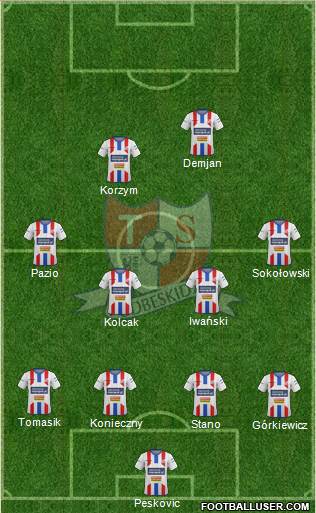 Podbeskidzie Bielsko-Biala Formation 2015