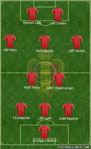 Belgium Formation 2015