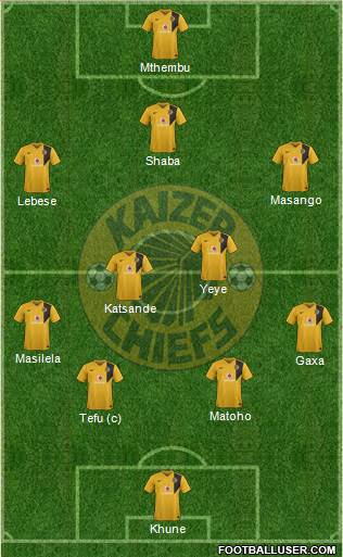 Kaizer Chiefs Formation 2015
