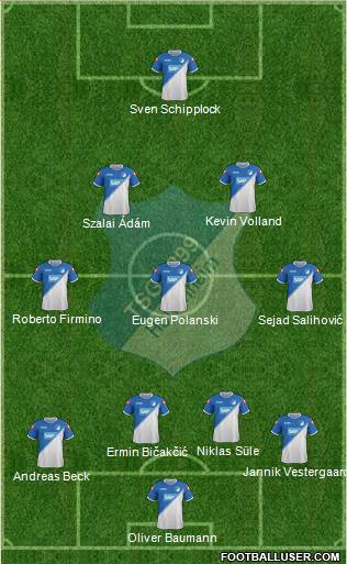 TSG 1899 Hoffenheim Formation 2015