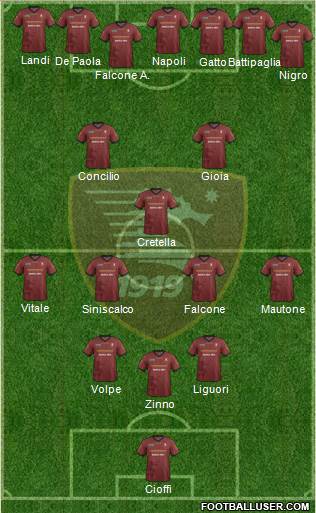 Salernitana Formation 2015