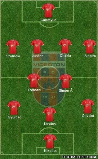 FC Fehérvár Formation 2015