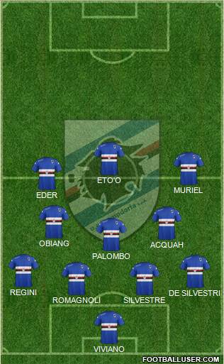 Sampdoria Formation 2015