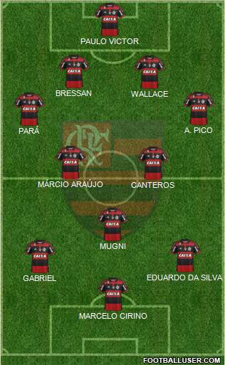 CR Flamengo Formation 2015