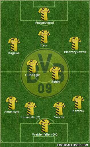 Borussia Dortmund Formation 2015