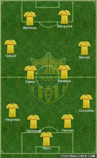 FC Nantes Formation 2015