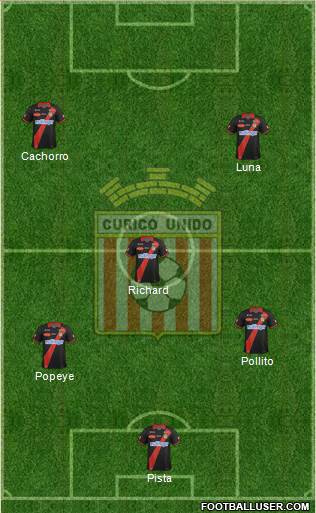 CD Provincial Curicó Unido Formation 2015