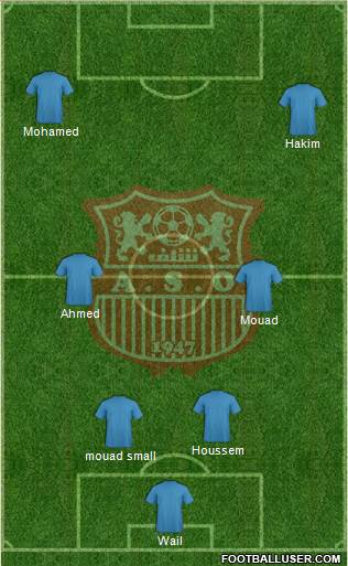 Amel Saad Olympic Chlef football formation