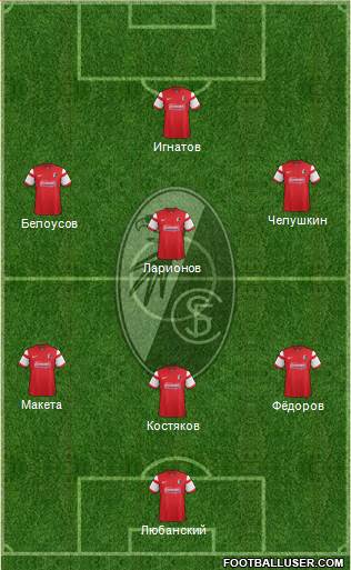 SC Freiburg Formation 2015