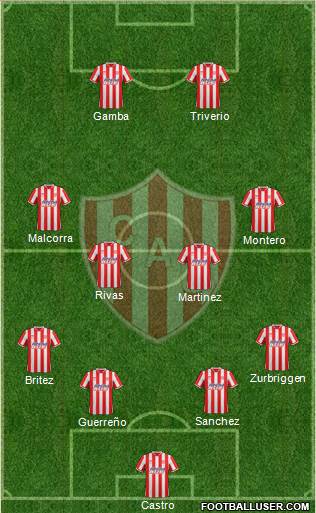 Unión de Santa Fe Formation 2015