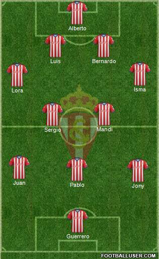 Real Sporting S.A.D. Formation 2015
