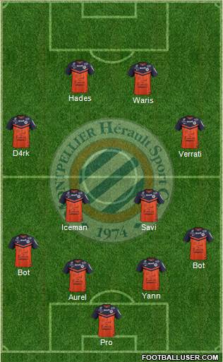 Montpellier Hérault Sport Club Formation 2015