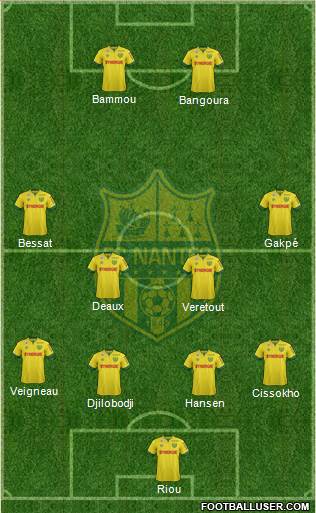 FC Nantes Formation 2015