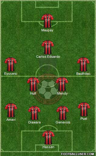 OGC Nice Côte d'Azur Formation 2015