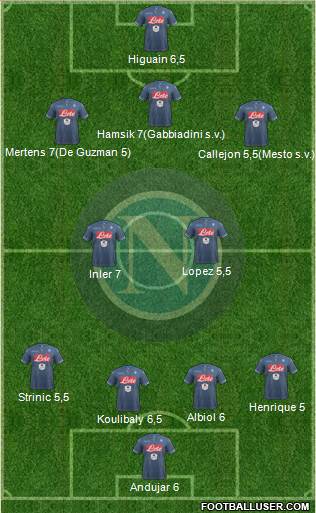 Napoli Formation 2015