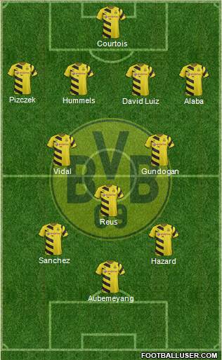 Borussia Dortmund Formation 2015