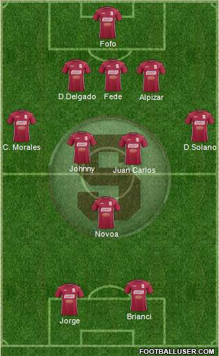 CD Saprissa Formation 2015