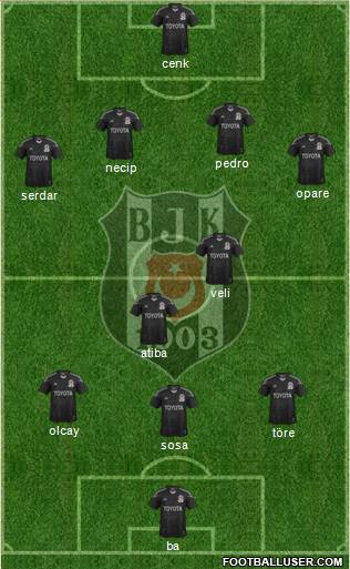 Besiktas JK Formation 2015