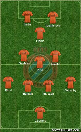 Club Brugge KV Formation 2015
