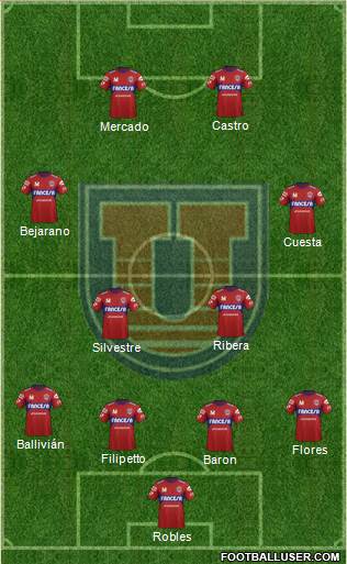C Universitario San Francisco Xavier Formation 2015