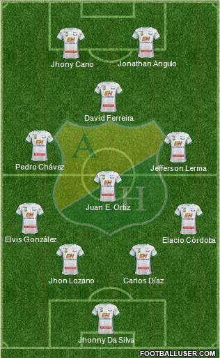 CD Atlético Huila Formation 2015