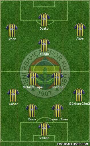 Fenerbahçe SK Formation 2015