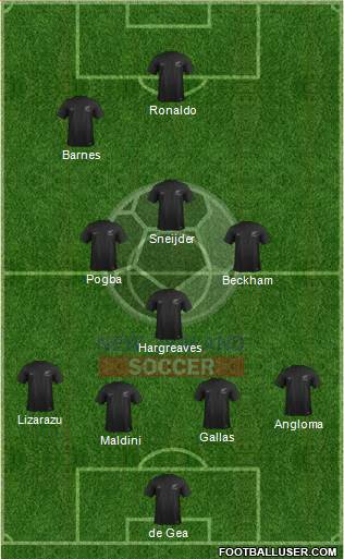 New Zealand Formation 2015