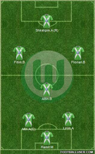 VfL Wolfsburg Formation 2015