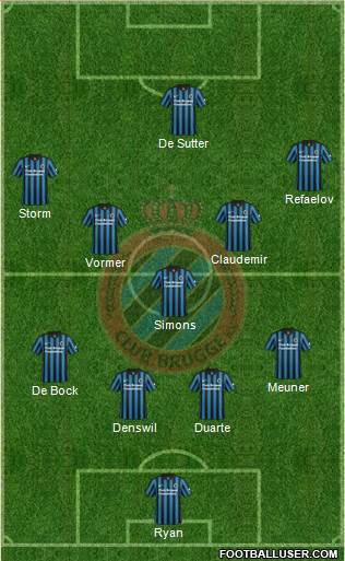 Club Brugge KV Formation 2015
