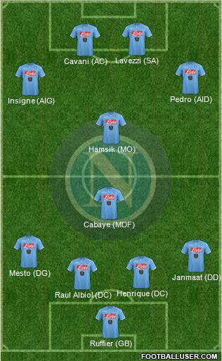 Napoli Formation 2015