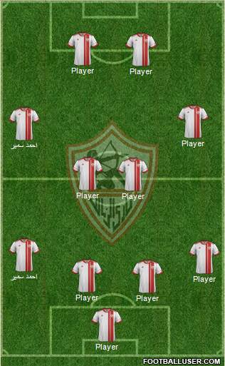 Zamalek Sporting Club Formation 2015