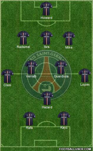 Paris Saint-Germain Formation 2015