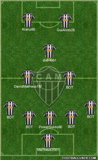 C Atlético Mineiro Formation 2015