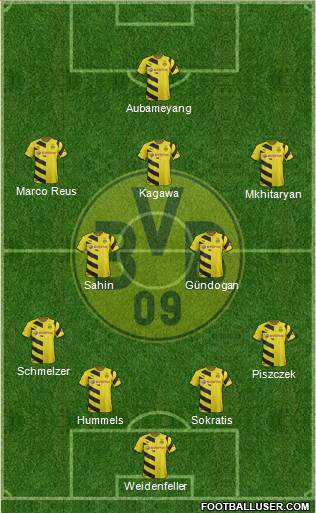 Borussia Dortmund Formation 2015