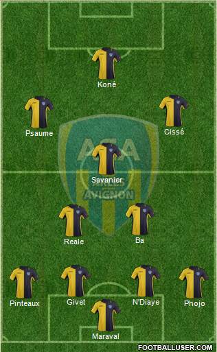 Athlétic Club Arles-Avignon Formation 2015
