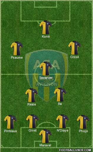 Athlétic Club Arles-Avignon football formation