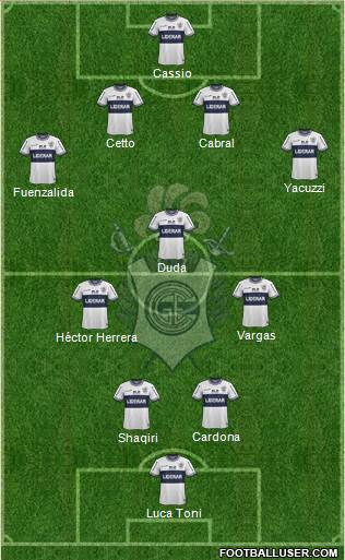 Gimnasia y Esgrima de La Plata Formation 2015