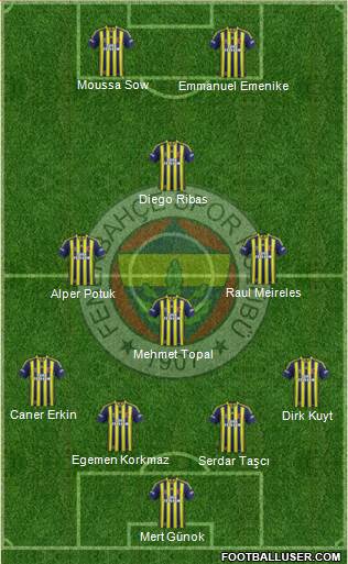 Fenerbahçe SK Formation 2015