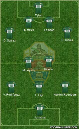Elche C.F., S.A.D. Formation 2015