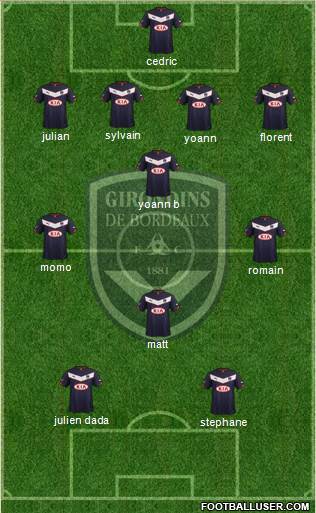 FC Girondins de Bordeaux Formation 2015