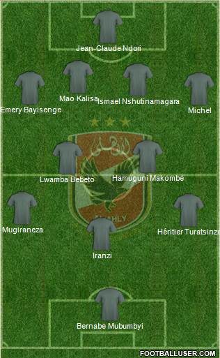 Al-Ahly Sporting Club Formation 2015