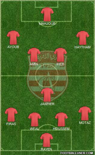 Club Africain Tunis Formation 2015