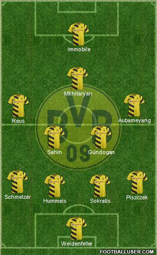 Borussia Dortmund Formation 2015