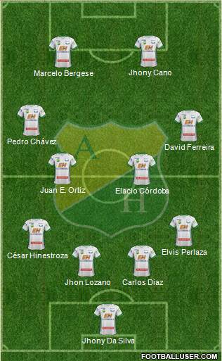CD Atlético Huila Formation 2015