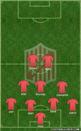 9 de Julio Formation 2015