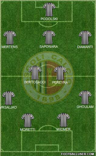 Ascoli football formation