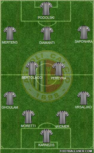 Ascoli football formation