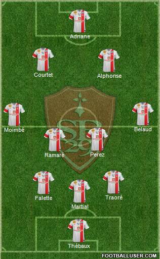 Stade Brestois 29 Formation 2015